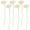 White 6, variant on 6pcs Flower Diffuser Sticks Rose Rattan Wood Stick Essential Oil Reed Diffuser