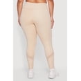 thumbnail image 4 of Women's Plus Size High Waisted Mesh Detail Leggings with Pockets, 4 of 5