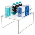 thumbnail image 3 of iDesign Stackable Cabinet Shelf Organizer - Cabinet Riser for Bathroom Storage - Clear, 3 of 3