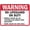 Warning Sign 1, variant on No Lifeguard on Duty Warning Children Need Adult Supervision - 8"x12" Aluminum Safety Sign, No Solo Swimming for Pool, Water Area
