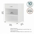 thumbnail image 4 of Bush Business Furniture Universal Garage Storage Cabinet with Drawer and Shelves in White, 4 of 7