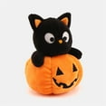 thumbnail image 7 of Pyaiiner Halloween Plush Black Cat and Pumpkin Doll 6Inch Soft Fluffy Stuffed Chubby Animal Toy Machine Washable Birthday Christmas Gift, 7 of 7