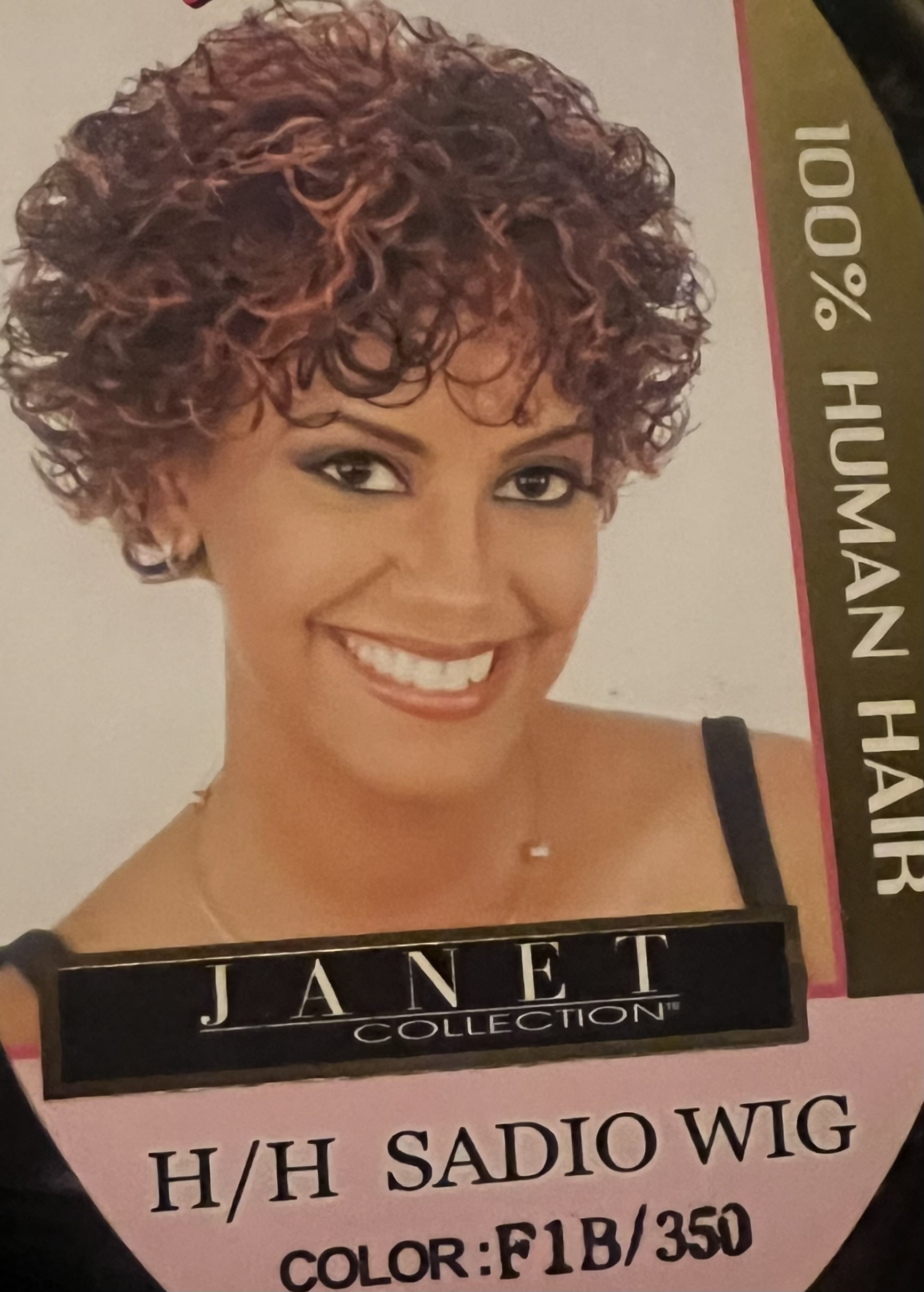 JANET Collection  100%  Human Hair SADIO Wig - Color #F1B/350