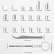 thumbnail image 2 of Juego de reparación de tornillos para gafas de 1100 piezas, kit de reparación de tornillos de relojero, mini tornillos para gafas, tuercas, tornillos, kit de repuesto, surtido con destornilladores y, 2 of 7