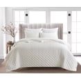 thumbnail image 2 of Studio 16, Toronto - Lana Silky Tencel 3-Piece Quilt/Coverlet Set (Full/Queen) - Ivory, 2 of 8