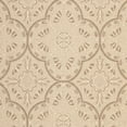 thumbnail image 3 of SAFAVIEH Courtyard Joseph Geometric Quatrefoil Indoor/Outdoor Area Rug, Cream/Light Chocolate, 6'7" x 9'6", 3 of 4