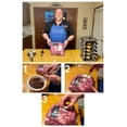 thumbnail image 3 of DR. ORGANIZER Cap't Steve's Meat Marinator Includes Injector and 12 Pips Kit, One Size, White, 3 of 4