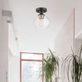 thumbnail image 4 of Globe Electric Harrow Ceiling Light Matte Black 60W E26, 4 of 5