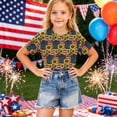thumbnail image 7 of CCRFTGI 250th Anniversary Usa Shirt for Kids Boys Girls Size 10-12 Patriotic 4th Of July Cute Tops American Flag Butterfly Outfits Red White and Blue Summer Shirts 1776 Tee Tops Yellow 11-12 Years, 7 of 7