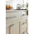 thumbnail image 2 of Amerock Maymont 7-9/16 inch (192mm) Center-to-Center Rectangle Satin Nickel Cabinet Pull Backplate, 2 of 7