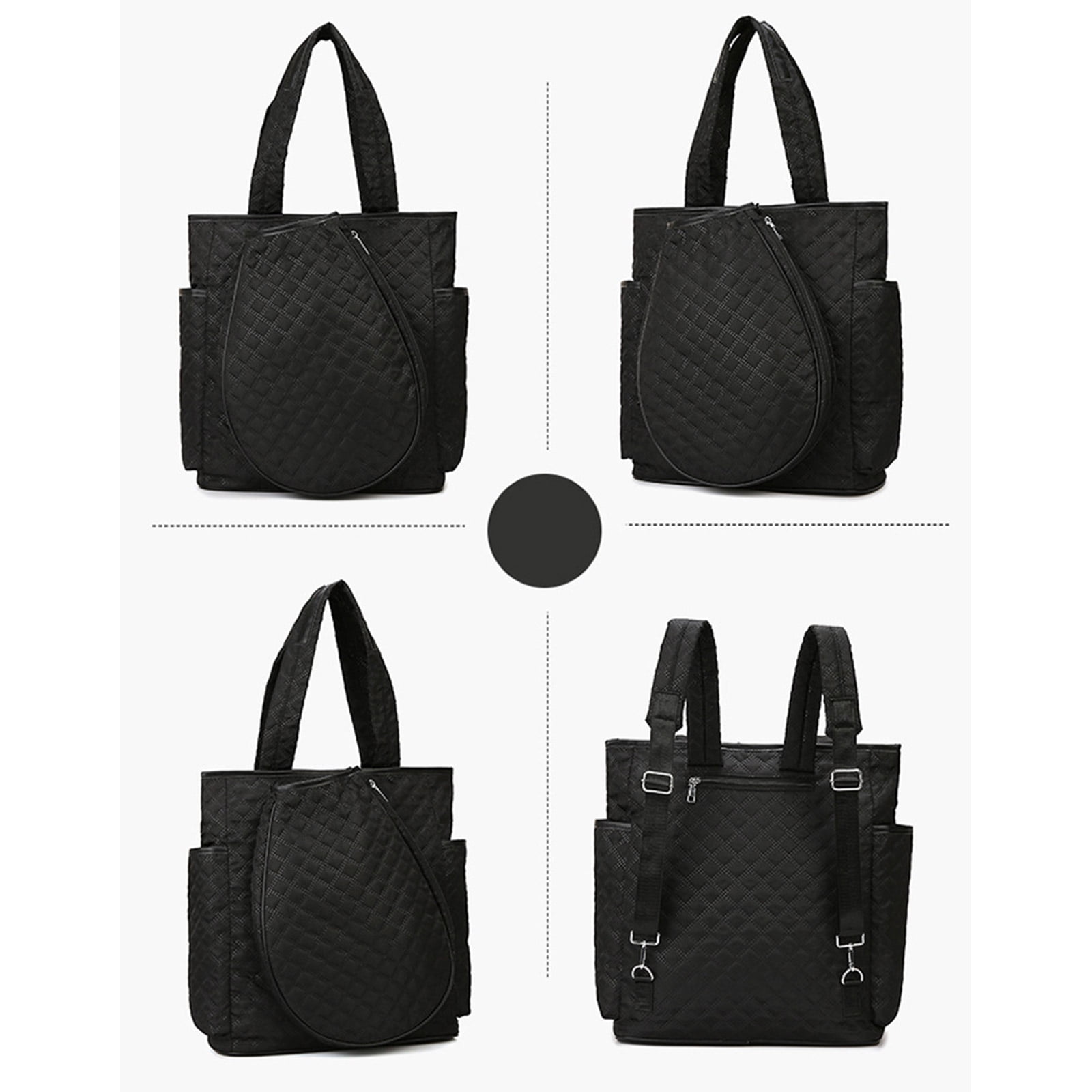 Sport Duffle Bag for Tennis, Large Backpack Holds 2 Rackets, Overnight Gym Weekender for Men Women