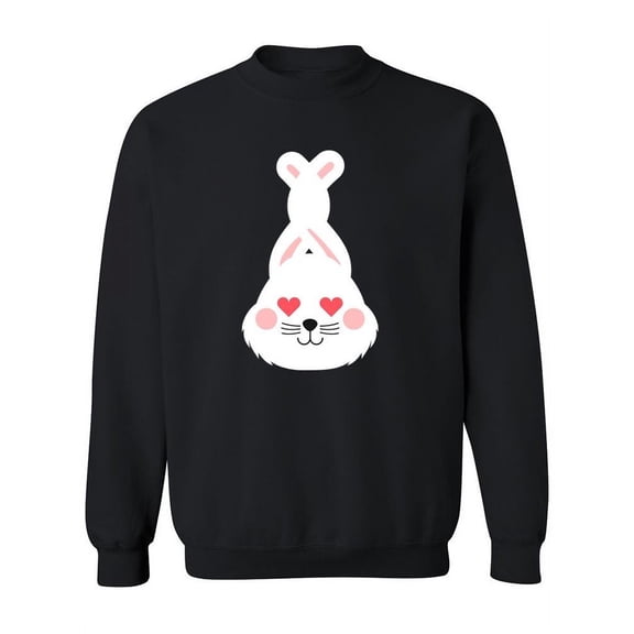 Bunny In Love. Sweatshirt Women -Image by Shutterstock, Female Medium