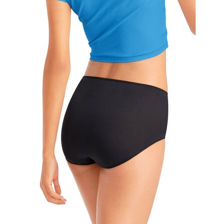 Hanes - Hanes Women's Cool Comfort Microfiber Brief Underwear, 10-Pack - Walmart.com - Walmart.com