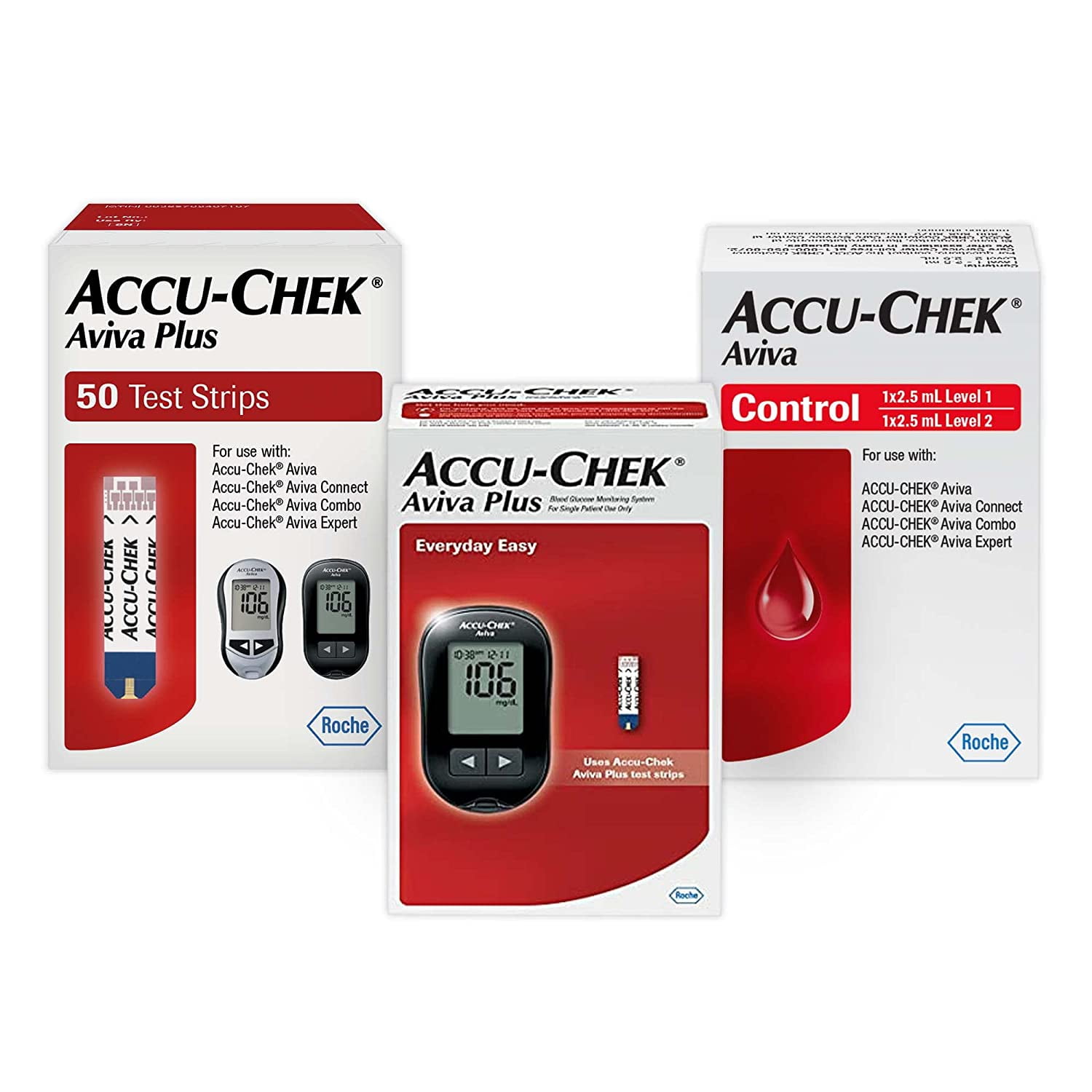 Schaap Darts schuif Accu-Chek Aviva Diabetes Monitoring Kit for Diabetic Blood Glucose Testing​  - Walmart.com
