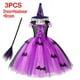 thumbnail image 1 of Disfraz de maléfica para Halloween para niñas, vestido de tutú negro de bautizo, Cosplay de demonio, Reina, bruja, ropa de fiesta de Carnaval, 1 of 1