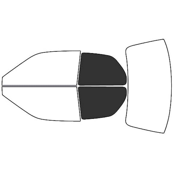 Avery Dennison NR Nano Ceramic IR Window Tint Kit Compatible with Toyota Tercel 1991-1994 - Back