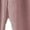 Coffee, variant on Chroia Ladies' Plus Size Linen Sleepwear Set - Short Sleeve 3/4 Length Pants Two Piece Home Wear