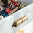 thumbnail image 5 of Goo-Ki 5''(128 MM) Hole Centers Champagne Bronze Cabinet Handles, Luxury Zinc Alloy Cabinet Cup Pulls for Dresser,Drawer,and Cupboard, 6 Pack, 5 of 7