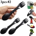 thumbnail image 1 of Coofit Stainless Steel Spork Multifunctional Kitchen Spork Bottle Opener for Camping, 1 of 10