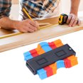 thumbnail image 3 of Contour Ruler, High Strength Shape  Tool Widened with Metric and inch Scale for Carpet Cutting for Floor Laying, 3 of 8