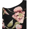 thumbnail image 4 of Women's 2 Piece Boho Floral Print Crop Cami Top with Shorts Set, 4 of 5