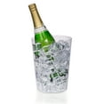 thumbnail image 2 of 6 Large Disposable Ice Bucket - 96 oz. Plastic Ice Bucket - Clear, 2 of 10