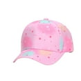 thumbnail image 2 of Cethrio Kids Girls Baseball Hats, Adjustable Summer Running Sun Protection Baseball Caps Multicolor Size 4-10 T, 2 of 3