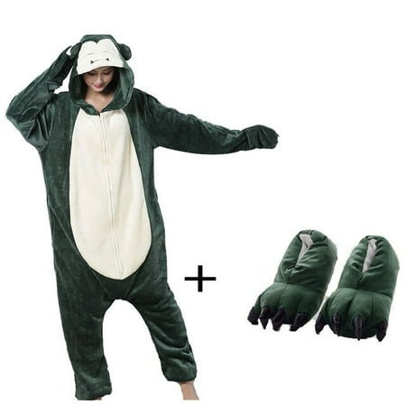 

CoCopeanut Soft Kigurumi Pajamas Flannel Plus Size One-Piece Pyjama Anime Men Onesie For Adult Women Onsie Christmas Full Body Sleepwear