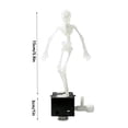 thumbnail image 3 of FastXmas Halloween Decorations, Aquarium Dancing Skeleton Air Bubbler Ornaments, Funny Jumping Skeleton Ornament for Tank Deco , Unique Gift for Aquarium Lovers, 3 of 8