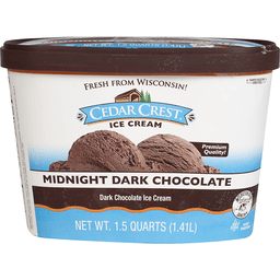 Cedar Crest Ice Cream Midnight Dark Chocoalte Walmart Com Walmart Com