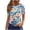 #01Sky Blue, variant on Busydd T Shirts for Women 2026 Striped Crew Neck Short Sleeve Summer Tops Slim Fit Casual Basic Tee Fashion Breathable Soft Stretchy Top for Daily #01Black S