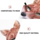 thumbnail image 4 of Fox media mascarilla disfraces EVA animal máscara cosplay accesorio para Halloween carnaval Masquerade (amarillo), 4 of 5