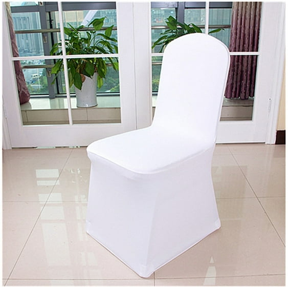 Universal Spandex Chair Covers Wedding Banquet Chair Cover White ...
