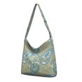 thumbnail image 1 of Elegant Ethnic Shoulder Tote | Retro Abstract Pattern | Spacious Multi-Pocket Work Bag for Professionals, 1 of 5