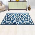 thumbnail image 3 of Ryvnso Moroccan Art Pattern Area Floor Mat Non-Slip Carpet Soft Rugs Doormats 60" x 39", 3 of 7