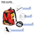 thumbnail image 4 of Lsque Sml Jeffy Pattern Canvas Daypack, Durable Backpack, High-quality Versatile Backpack,Vintage Compact Backpack-Small, 4 of 6