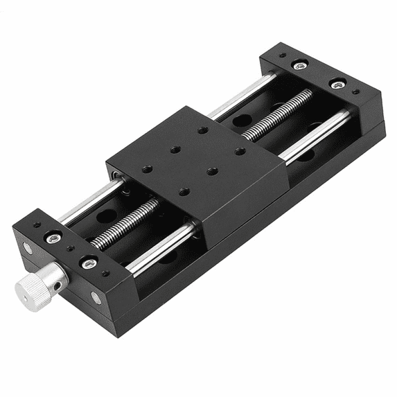 X single axis displacement table 60A-DB50 Manual Linear Stage Translation Displacement Platform Station 60x40mm Platform Size