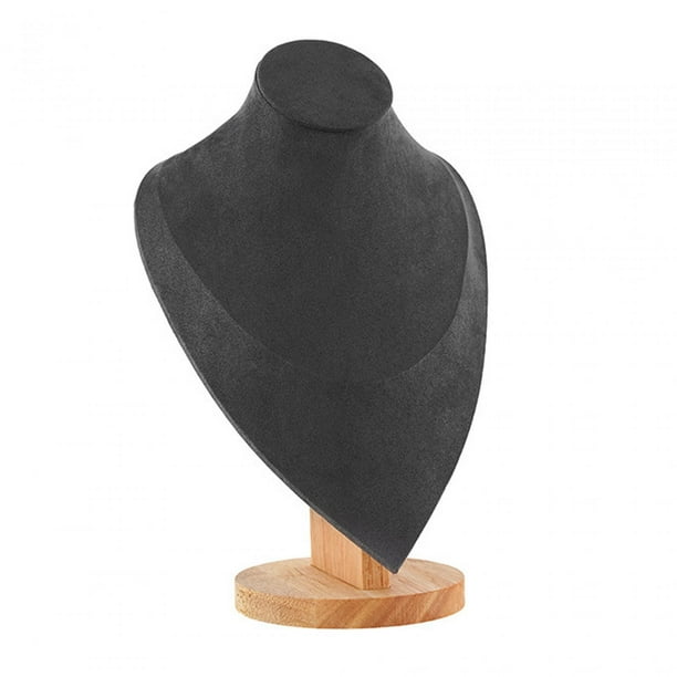 Busto de maniquí para exhibición de joyas, soporte para collar, modelo estable, soporte para colgantes 126x18x28cm