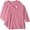 Raspberry, variant on Aquaguard Women's Combed Ringspun V-neck 3/4-sleeve T-shirt - 3 Pack