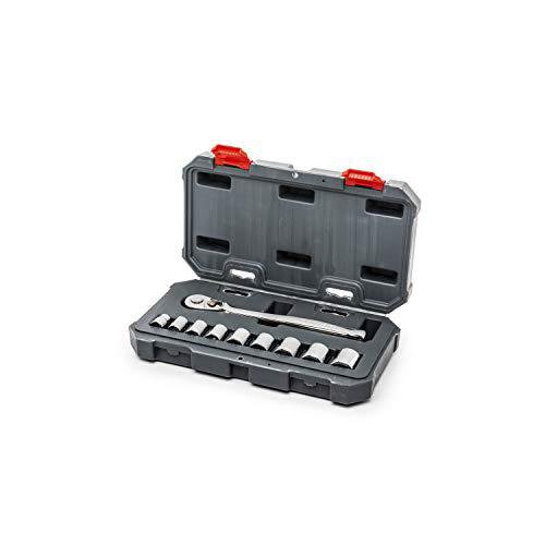 Crescent 10 Pc. 3/8" Drive 6 Pt. SAE Mechanics Tool Set - CSWS38SAE10