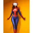 thumbnail image 3 of Disfraz de superhéroe para mujer, Spiderman, para niñas, juego de PS4, disfraz de Halloween, traje Zentai, mono para adultos y niños, 3 of 4
