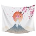thumbnail image 1 of Japanese Kitchen Sakura Texture Tapestry Wall Hanging Boho Tapestry Wall Home Bedroom Living Room Decor Hanging Cloth, 1 of 1