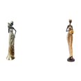thumbnail image 1 of Figura Decorativa De Mujer Tribal Africana, Ligera, Ideal Para Hoteles, Dormitorios, Mesas, Armarios De TV., 1 of 8