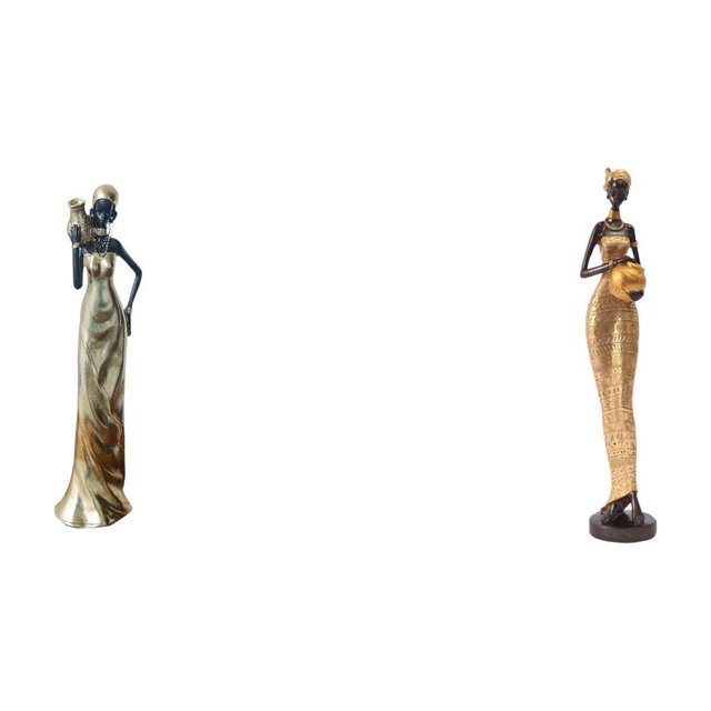 Figura Decorativa De Mujer Tribal Africana, Ligera, Ideal Para Hoteles, Dormitorios, Mesas, Armarios De TV.