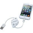 thumbnail image 6 of Manhattan iLynk - Lightning cable - Lightning male to USB male - 3.3 ft - white - retractable, 6 of 6