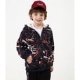 thumbnail image 3 of Bumeex Chaqueta con forro polar Sherpa para niños Primavera Otoño Invierno Sudadera con cremallera Sudadera con capucha Camuflaje rojo 11-12 años, 3 of 5