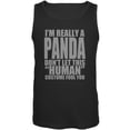 thumbnail image 1 of Halloween Human Panda Costume Mens Tank Top, 1 of 1