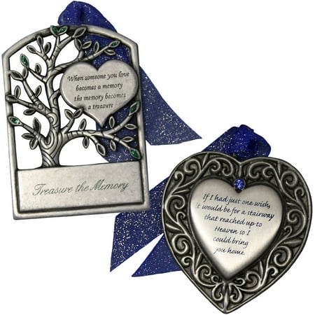 Gloria Duchin Memorial Christmas Ornament 2-Piece Set