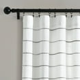 thumbnail image 6 of Lush Decor Ombre Stripe Window Curtain Panels - Yellow/Gray - 108 x 40, 6 of 11
