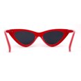 thumbnail image 2 of Sparkling Sprinkle Rinestone Iconic Gothic Cat Eye Sunglasses Red Black, 2 of 4